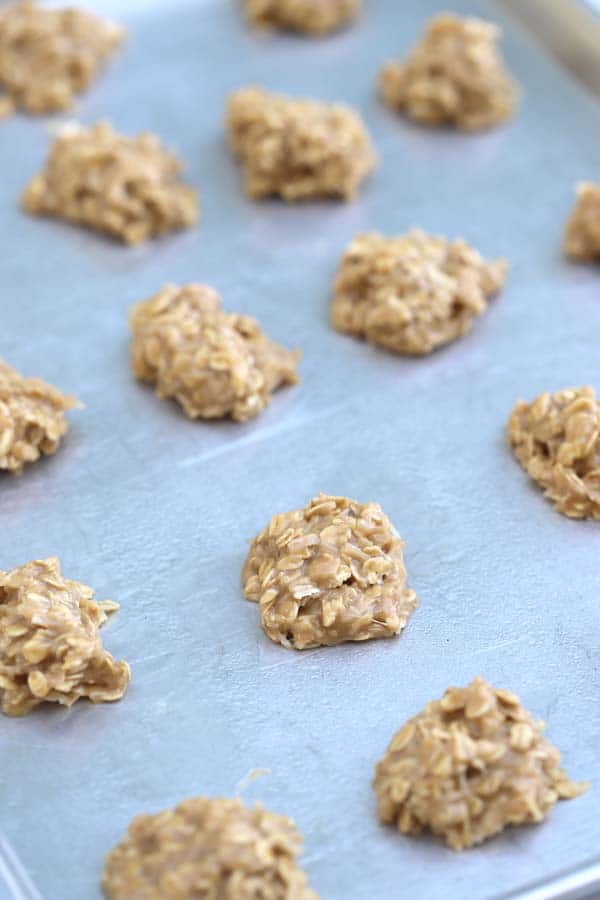 Easy Coconut Peanut Butter No Bake Cookies The Carefree Kitchen