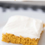 pumpkin bars with cream cheese frosting recipe