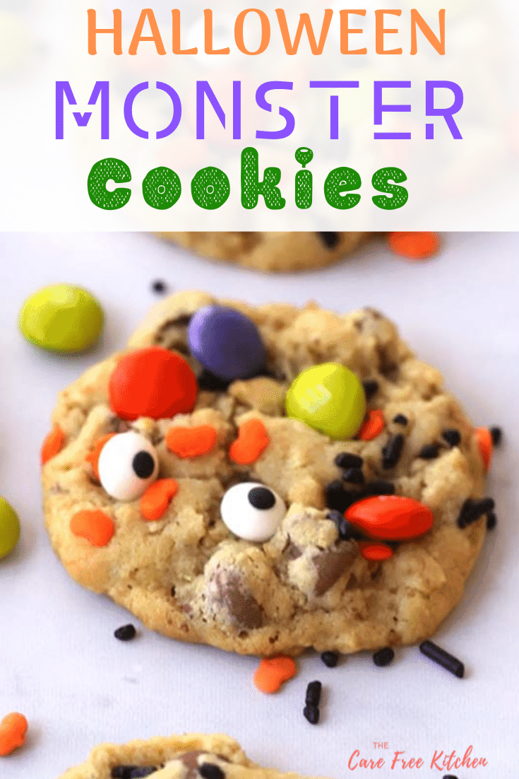 Halloween monster cookie recipe