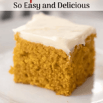 how to make pumpkin cake with cream cheese frosting