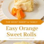 Homemade Sweet Orange Rolls