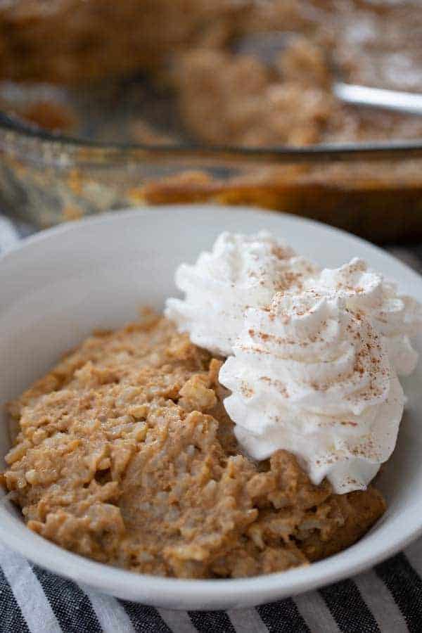 Pumpkin Baked Rice Pudding Recipe - The Carefree Kitchen