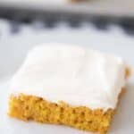 frosted pumpkin bars recipe