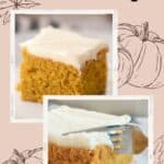 How to make the best Pumpkin Cake w/ Cream Cheese Frosting
