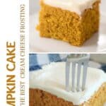 How to make the best Pumpkin Cake w/ Cream Cheese Frosting