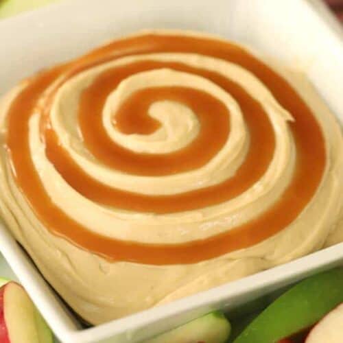 caramel cream cheese fruit dip recipe