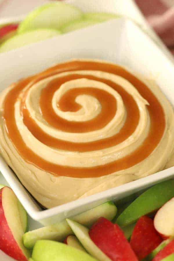 caramel cream cheese fruit dip recipe