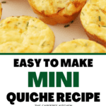 how to make Mini quiche recipe, easy breakfast recipe