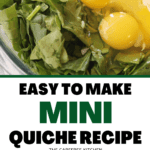 Mini quiche recipe, healthy breakfast recipe