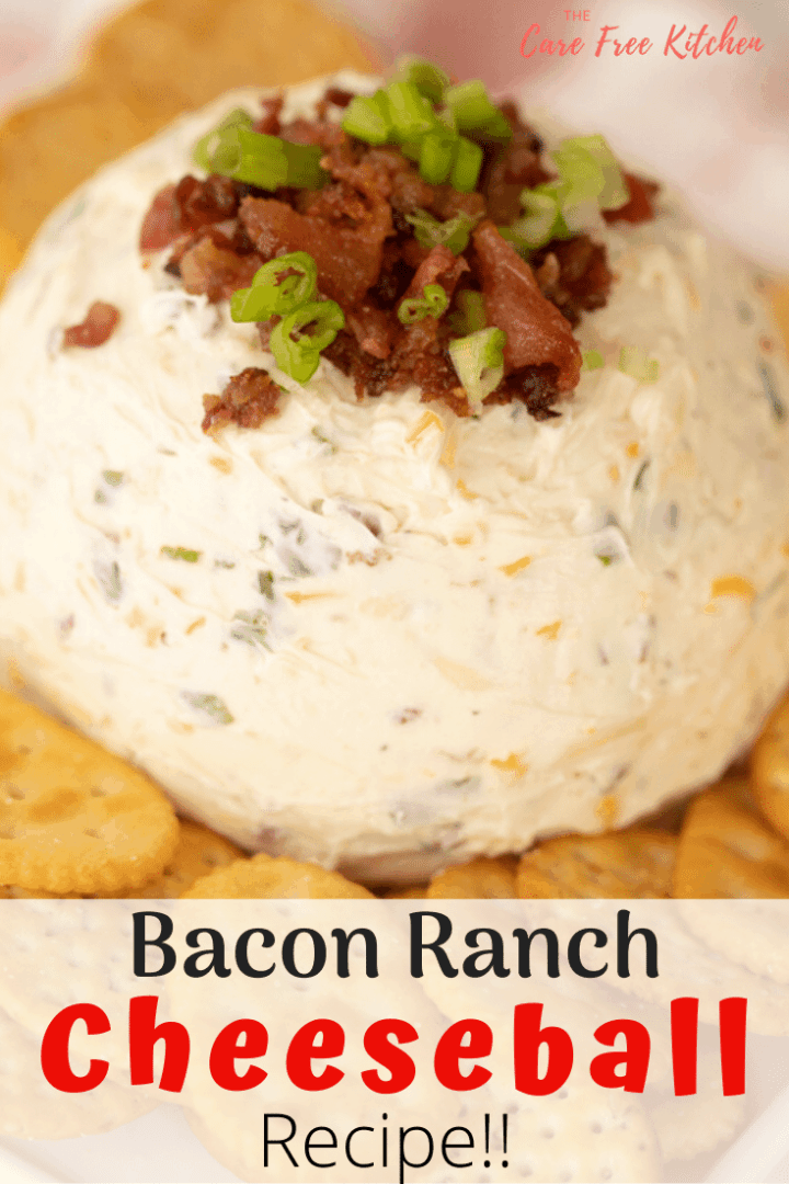 Bacon Ranch Cheese Ball {Video} - The Carefree Kitchen