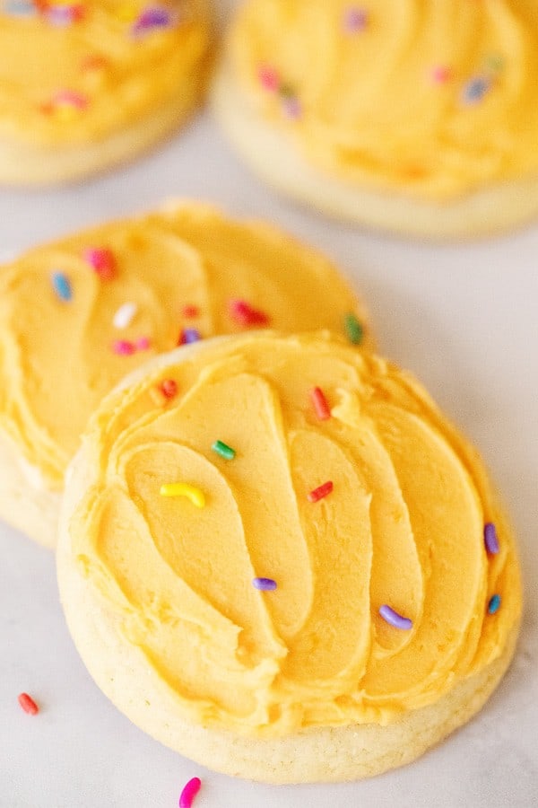 orange dreamcicle cookie