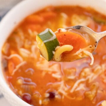 best minestrone soup in a bowl