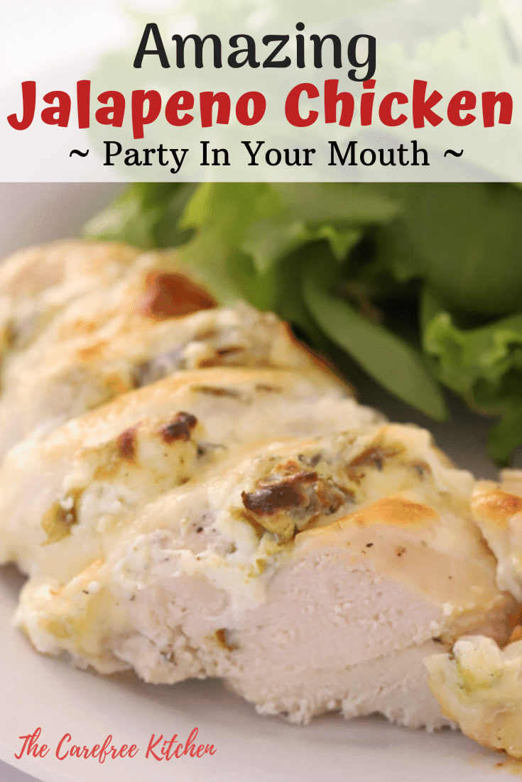 pinterest pin for Jalapeno Chicken