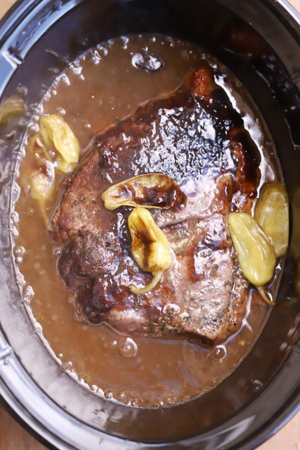crockpot recipe for mississippi pot roast