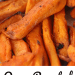 pinterest image for sweet potato fries