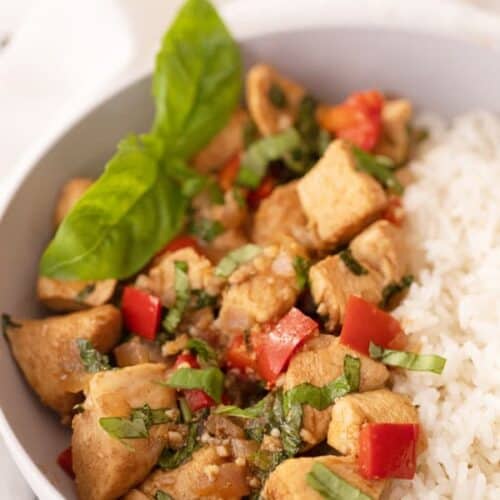 Thai Basil Chicken Stir fry
