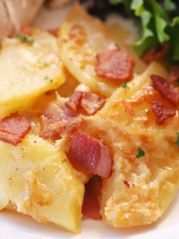 bacon and cheese scalloped potatoes recipe