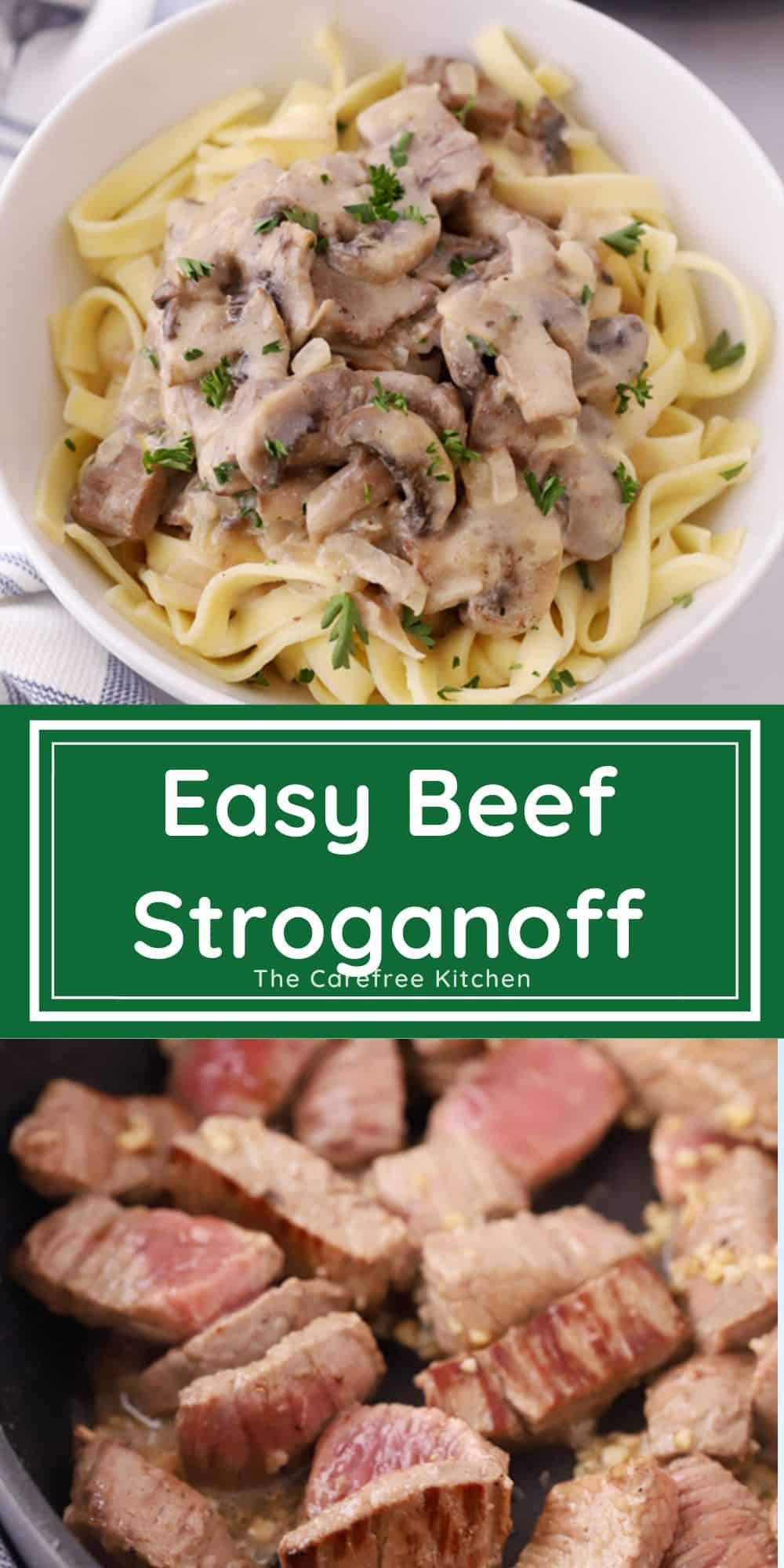 Old Fashioned Beef Stroganoff Recipe - The Carefree Kitchen