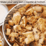 how to make copycat chipotle chicken with chicken thighs or chicken breast recipe