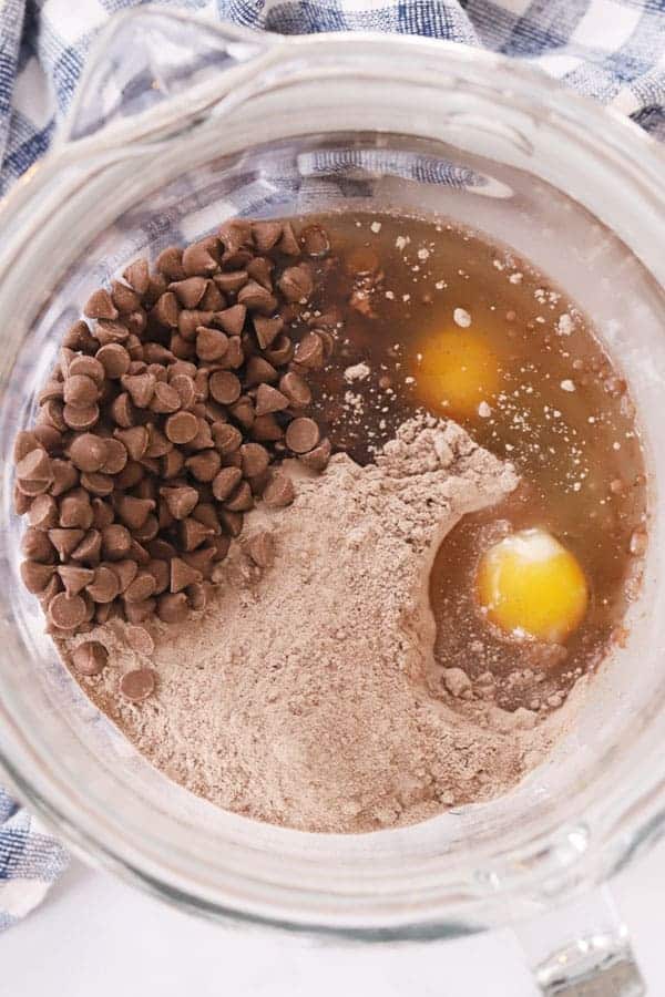 cake mix cookie ingredients in a bowl
