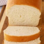 sliced white bread recipe, easy homemade white bread.