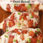 bbq chicken breasts in oven, in a shallow baking dish