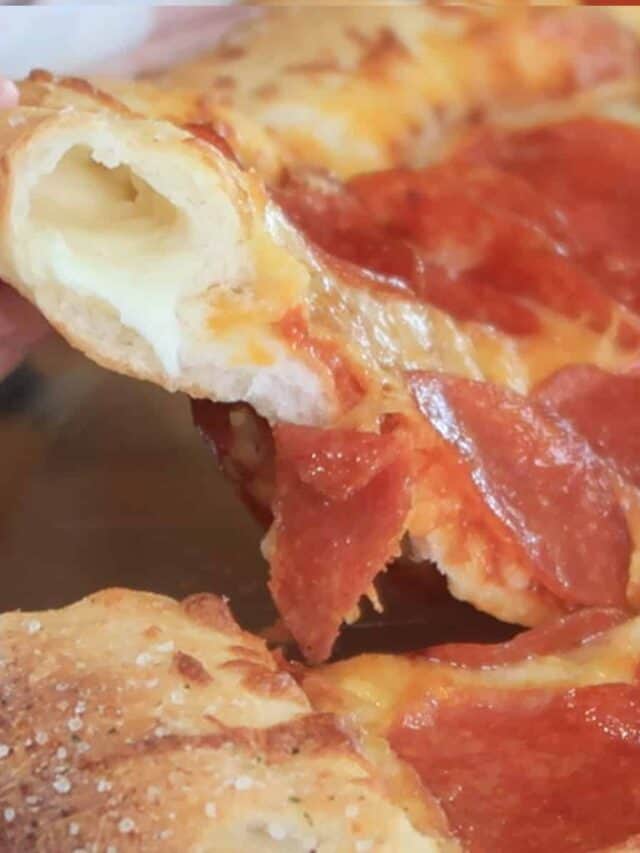 Homemade Stuffed Crust Pizza Story
