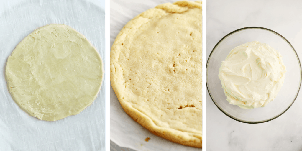 sugar cookie crust for fruit pizza, how to make a fruit pizza sugar cookie crust.