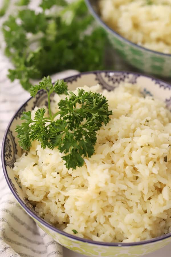 parmesan rice in rice cooker