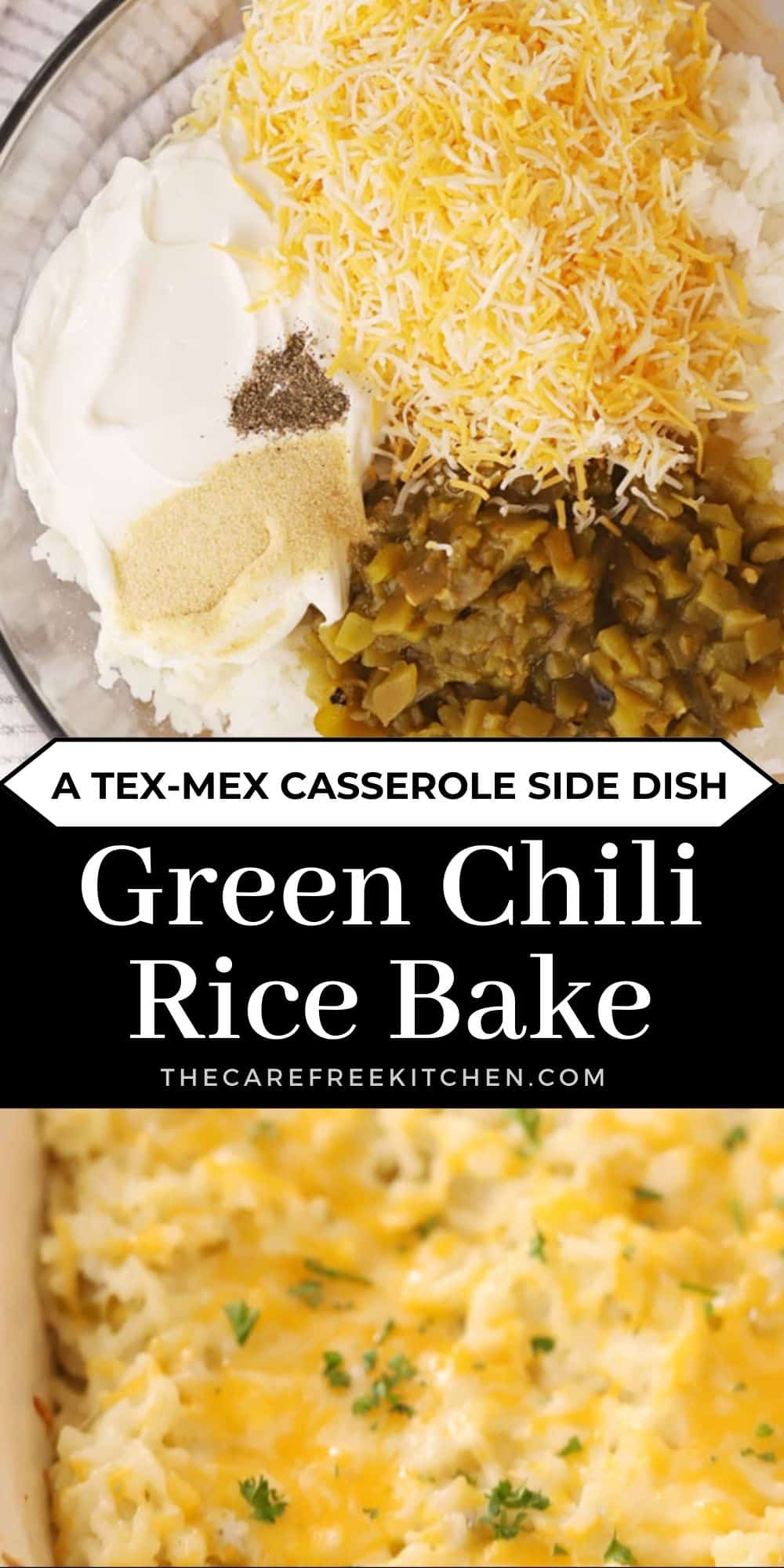 Green Chili Rice Casserole The Carefree Kitchen