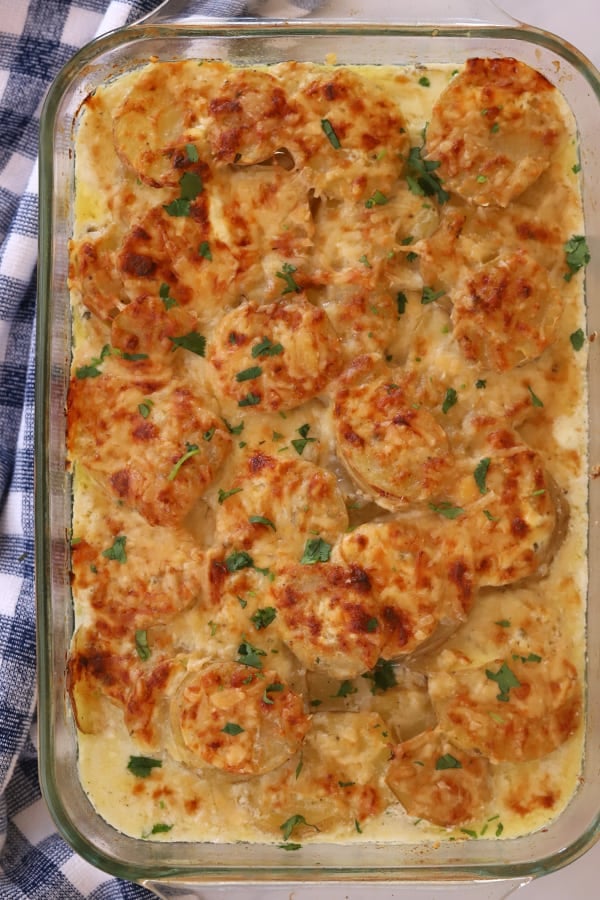 Gruyere Scalloped Potatoes | The Carefree Kitchen