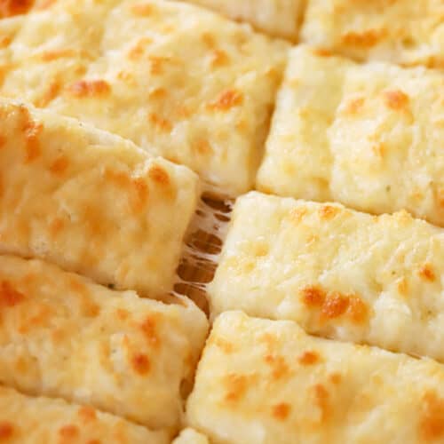 Homemade Cheesy Breadsticks The Carefree Kitchen