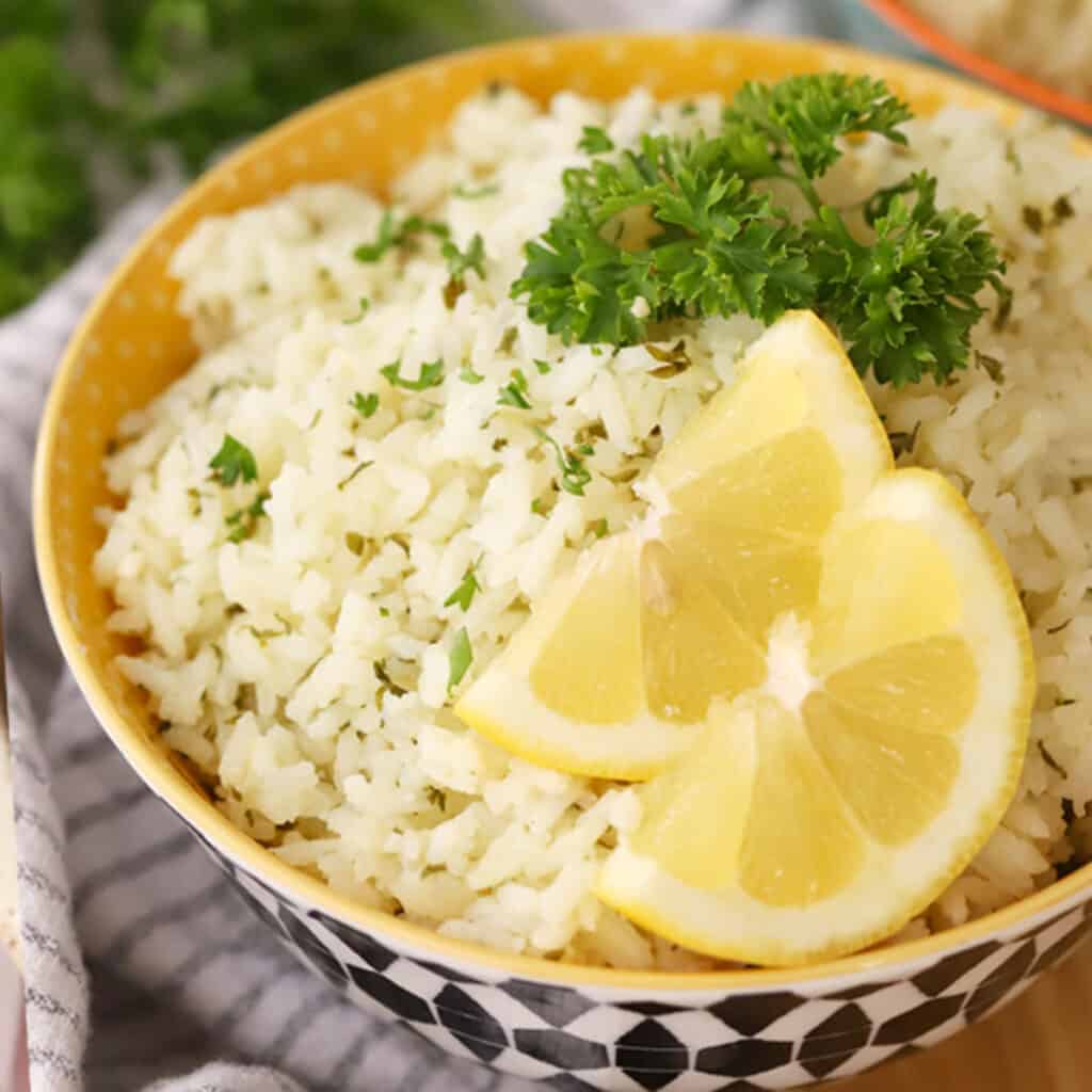 Lemon Herb Rice Recipe The Carefree Kitchen
