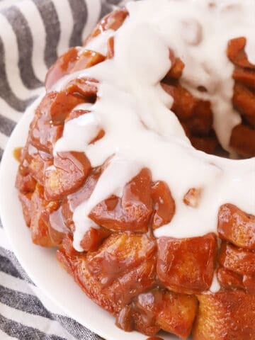 best monkey bread with icing on top