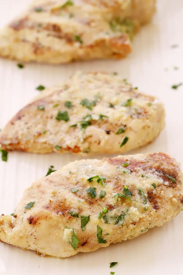 grilled garlic chicken breast recipe