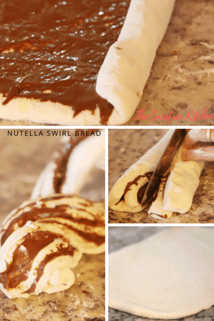 how to make nutella swirl bread recipe.