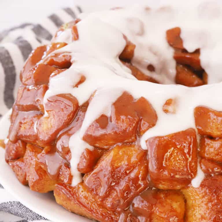best monkey bread with icing on top