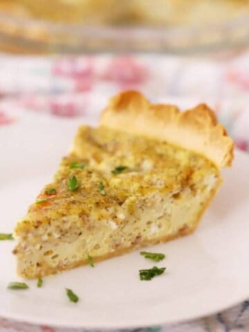 how to make homemade pesto quiche recipe