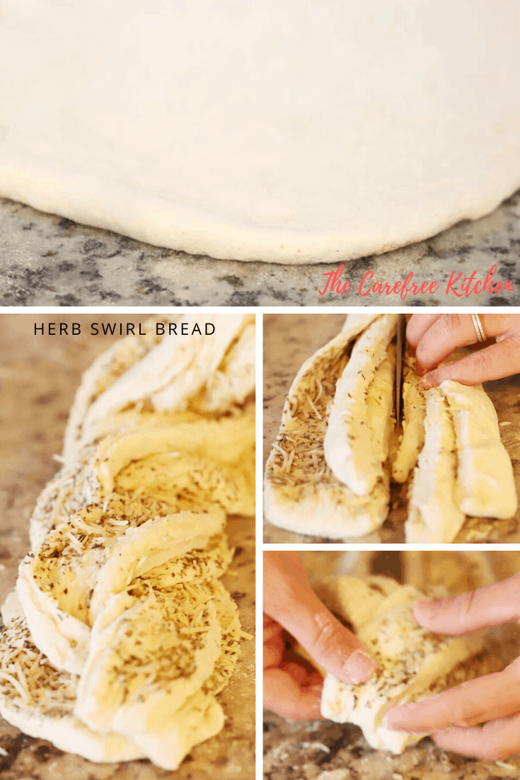 Garlic Herb Twist Bread Recipe The Carefree Kitchen