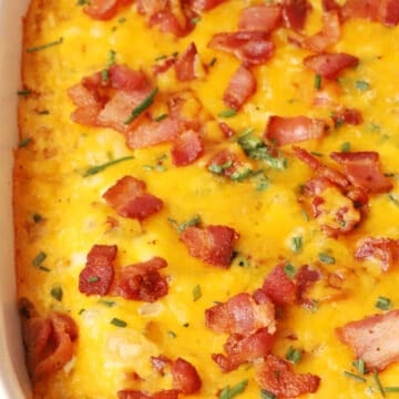 Tater Tot Breakfast Casserole - The Carefree Kitchen