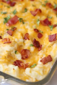 Easy Twice Baked Potato Casserole - The Carefree Kitchen