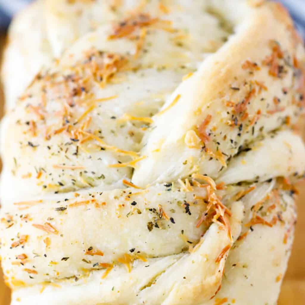 garlic herb twist baked, a homemade bread recipe. Best thanksgiving side dishes 
