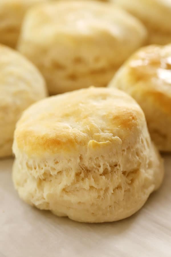 homemade biscuits, fresh out of the oven.