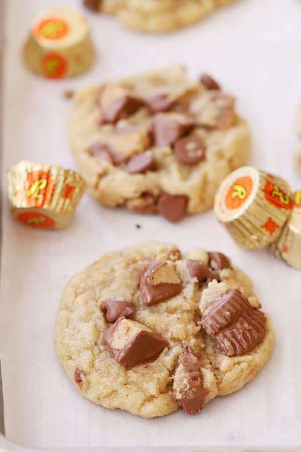 reeses peanut butter cup cookies recipe