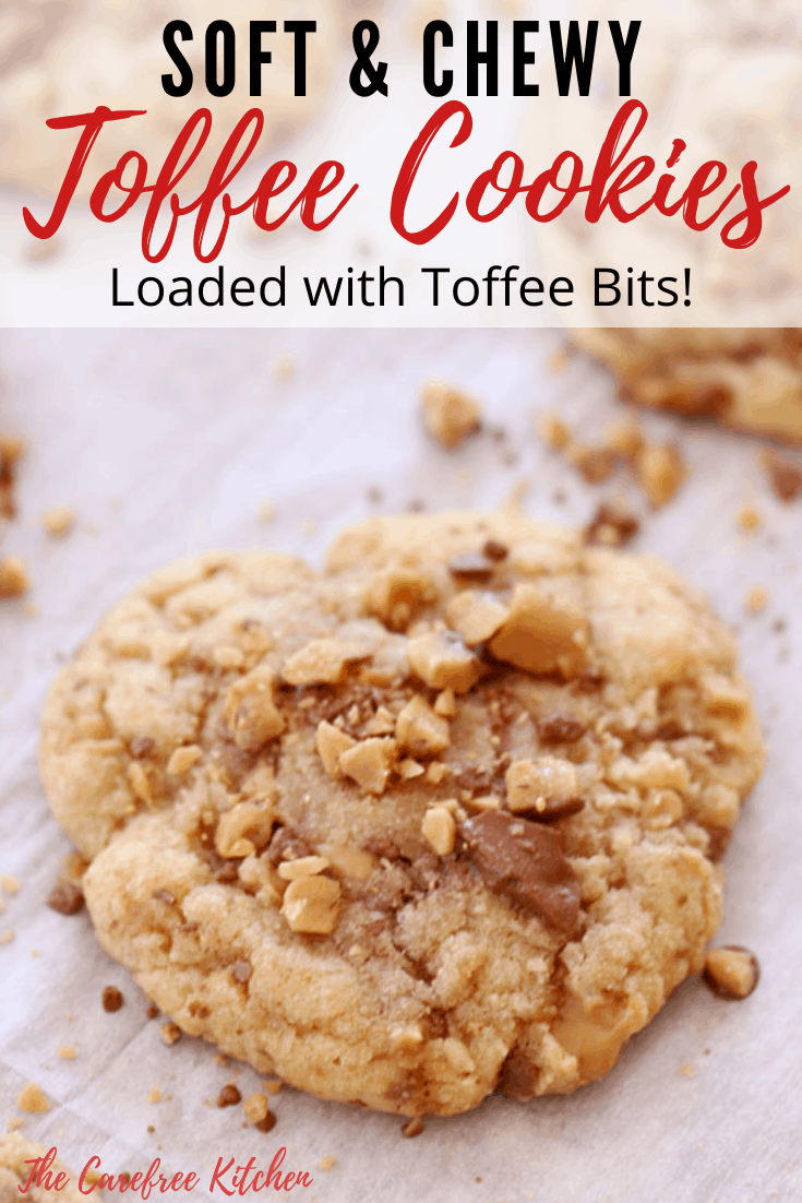 pinterest pin for heath toffee cookies