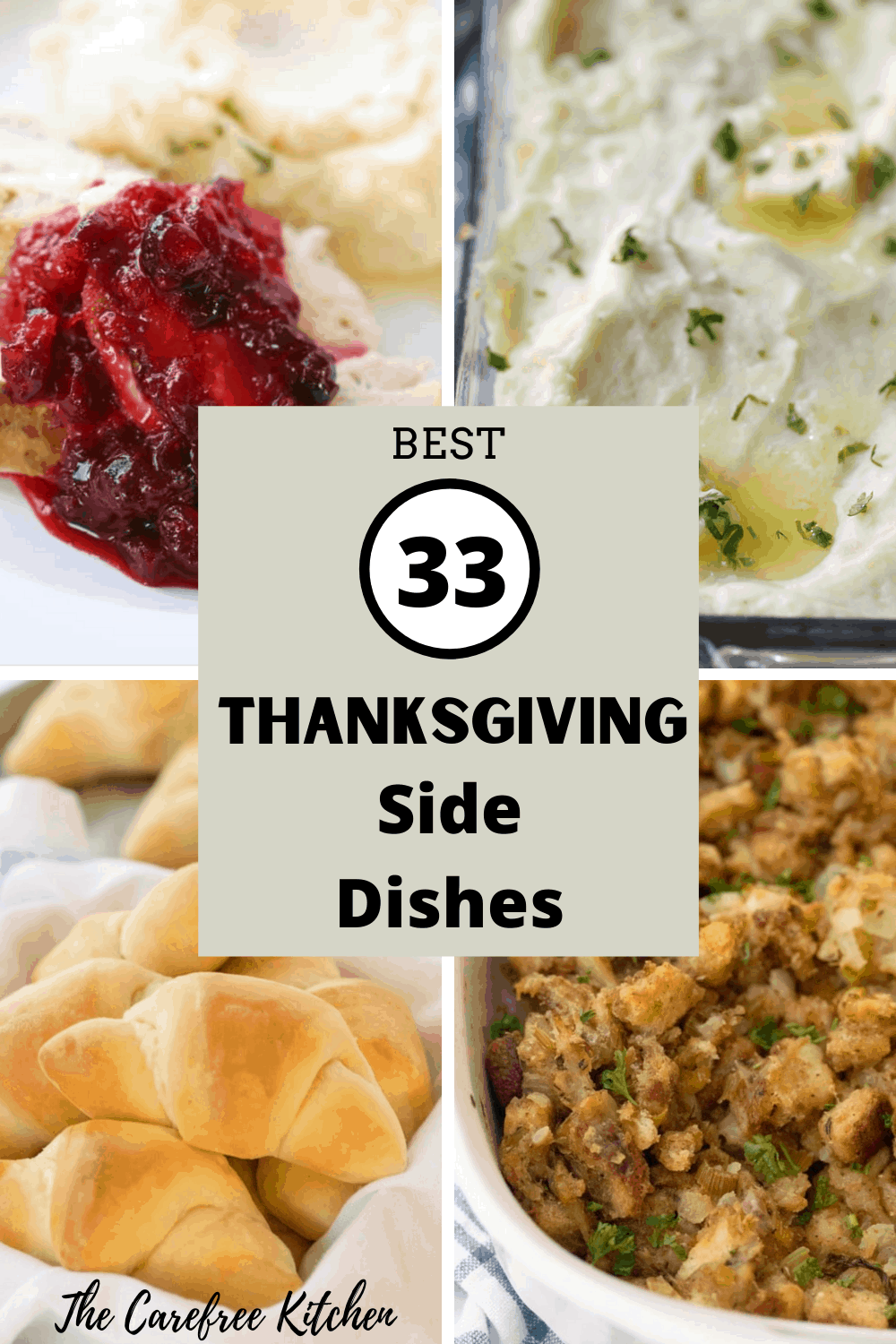 Pinterest pin for Best Thanksgiving Side Dishes.
