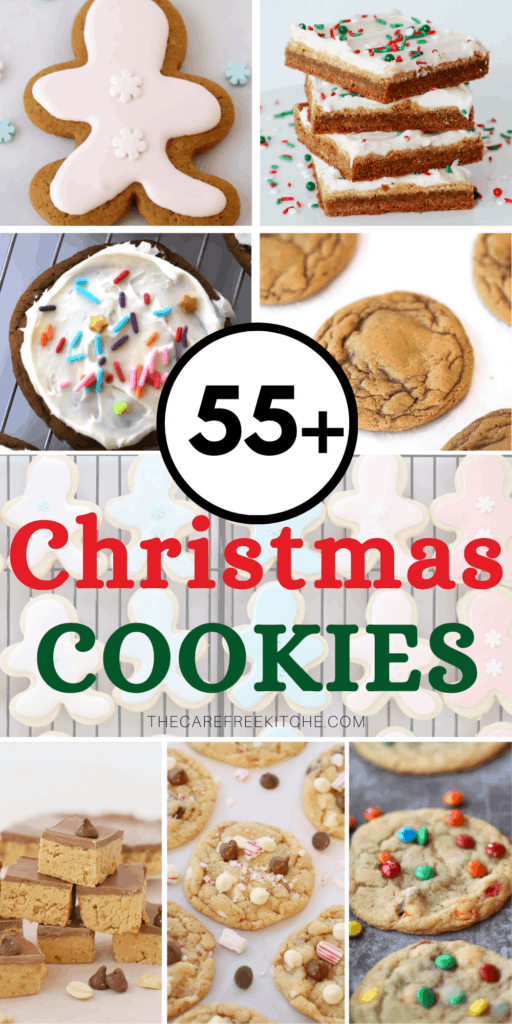 pinterest pin for christmas cookies