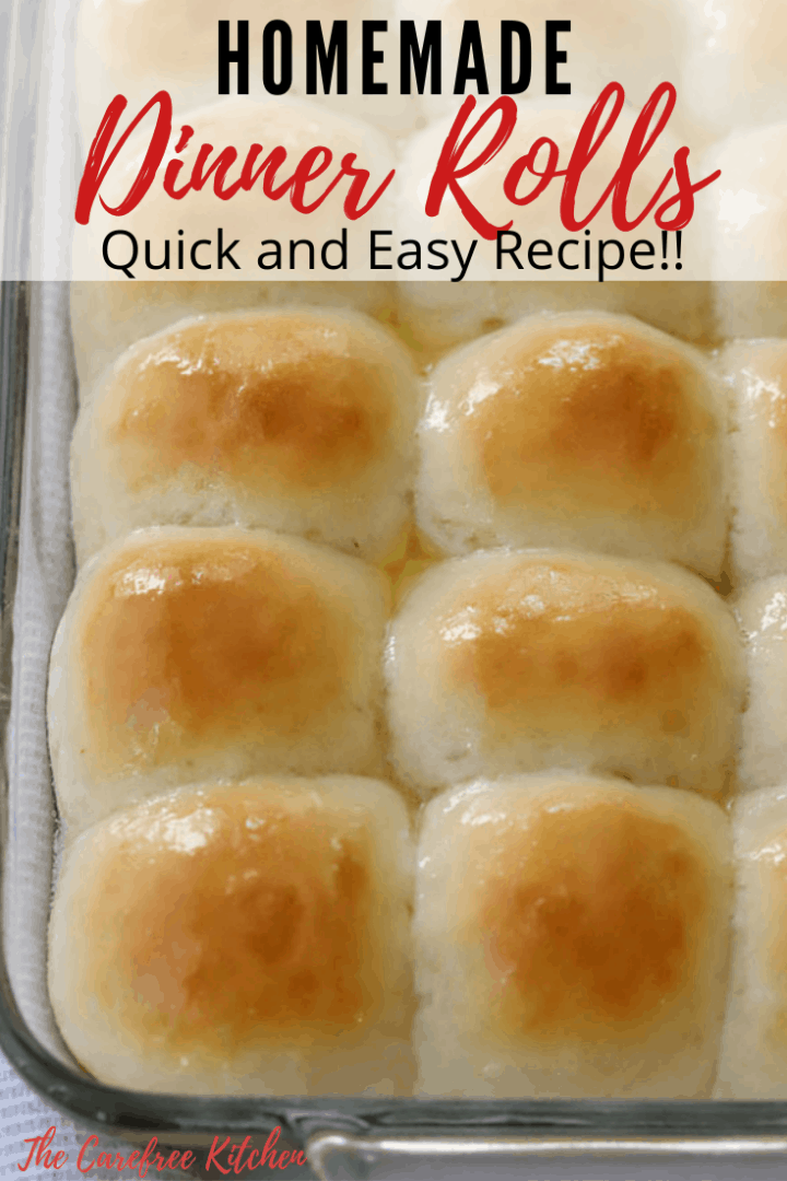 Quick Dinner Rolls Recipe - The Carefree Kitchen