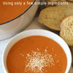 creamy homemade tomato soup