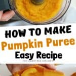 how to puree a pumpkin
